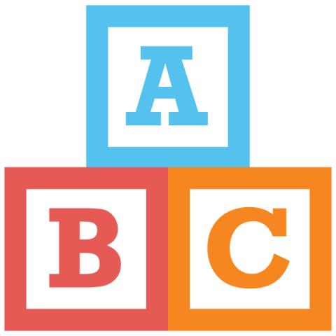 Blocks with A, B, and C