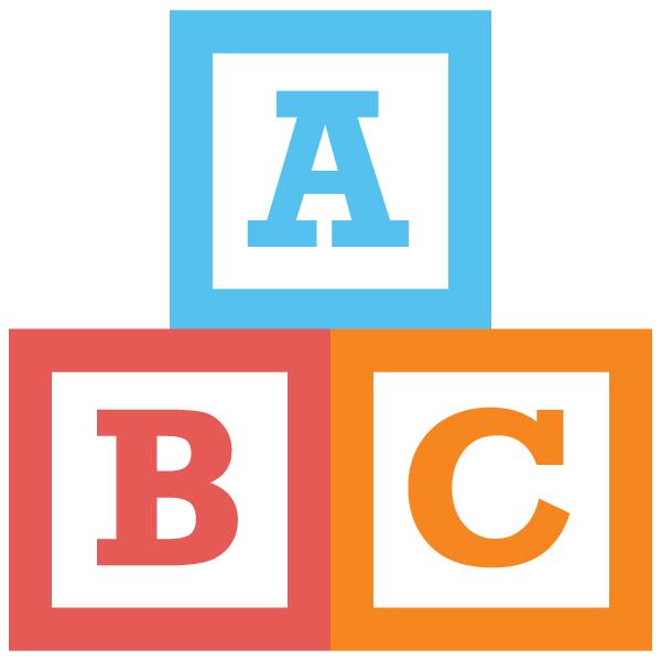 Blocks with A, B, and C