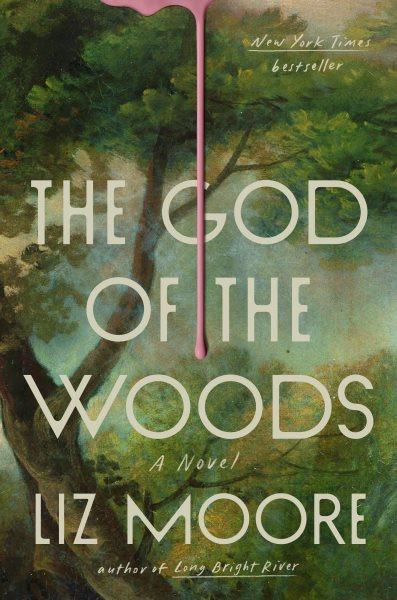Cover of the book The God of the Woods by Liz Moore. Shows a picture of a forest. 